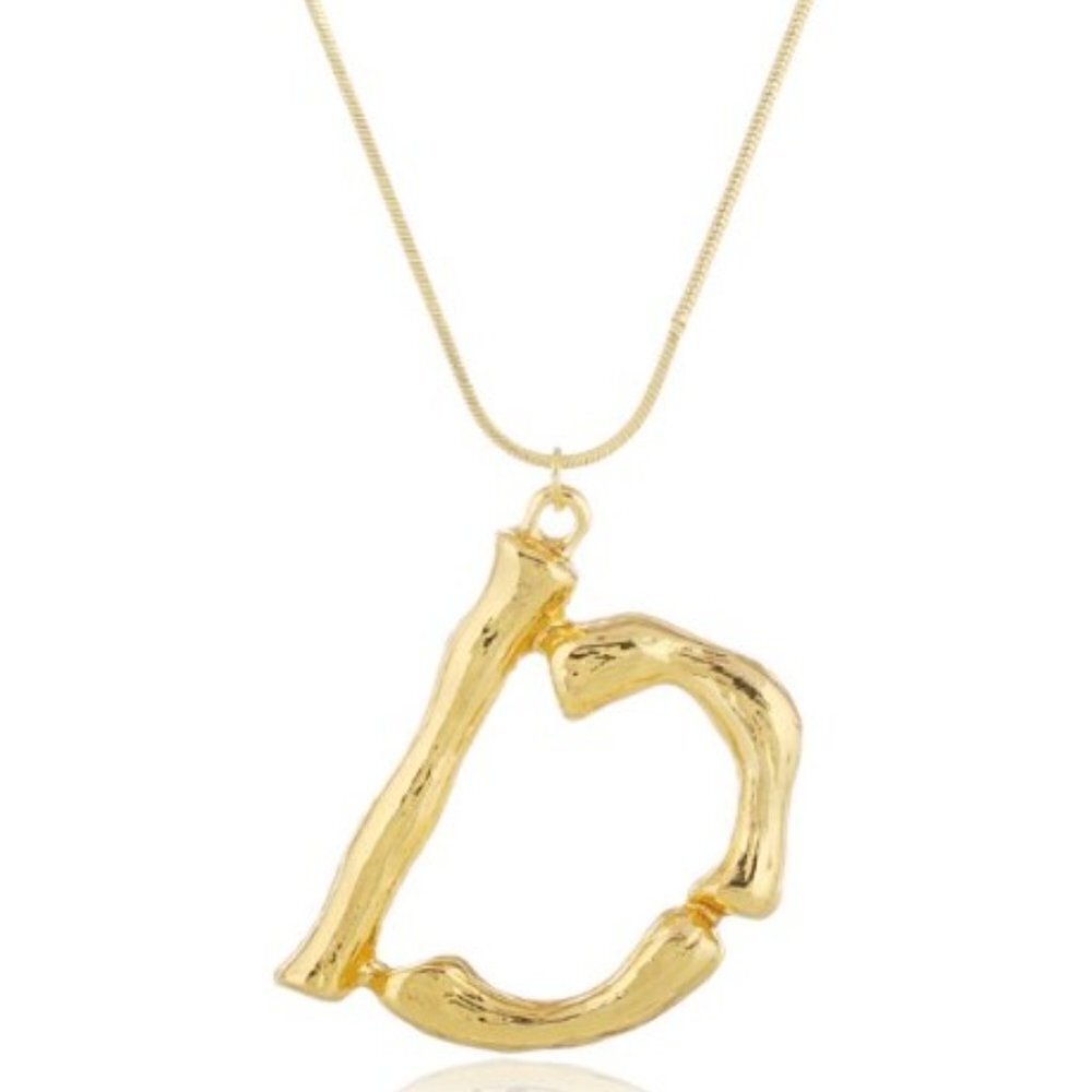 BOHO-CHIC INITIAL D NECKLACE 20 INCH